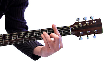 Image showing playing guitar