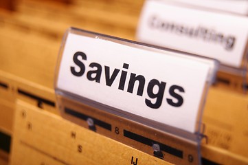 Image showing savings