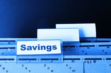 Image showing savings