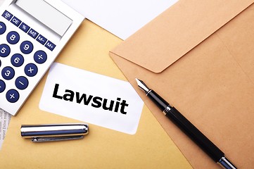 Image showing lawsuit