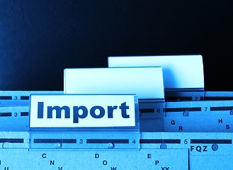Image showing import