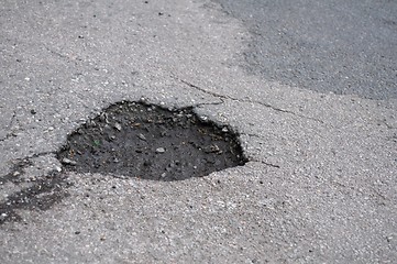 Image showing pothole