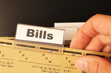 Image showing bills