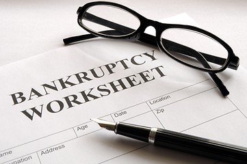 Image showing bankruptcy