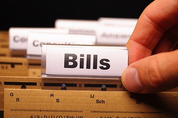 Image showing bills