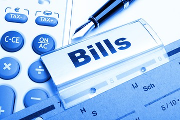 Image showing bills