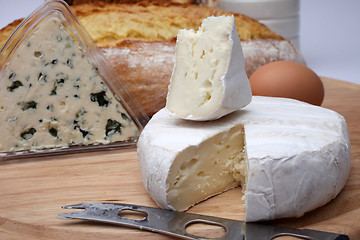 Image showing Breakfast, cheese and eggs