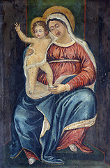 Image showing Blessed Virgin Mary with baby Jesus