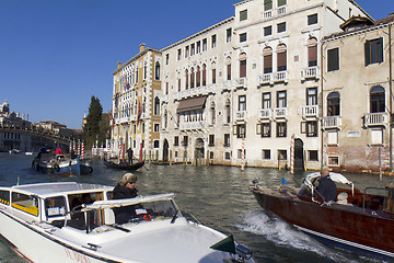 Image showing Traffic on the Grand Canal