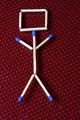 Image showing matchstick  guy