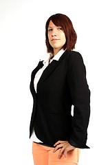 Image showing business girl