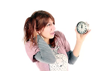 Image showing no time girl