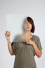 Image showing anonym girl