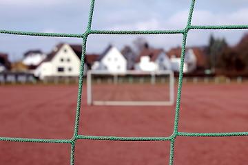 Image showing football goal