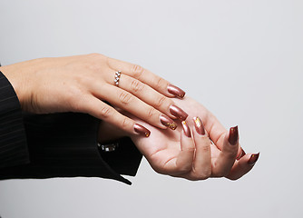Image showing Hads with manicure