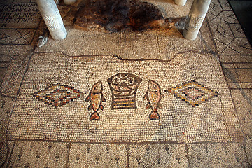 Image showing Tabgha mosaic