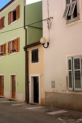 Image showing Ancient street in the city of Novigrad Istria Croatia