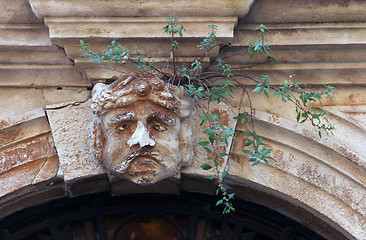 Image showing Stucco mask on the facade