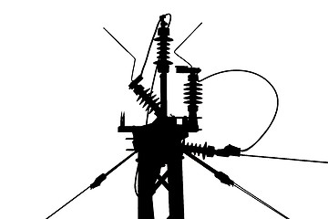 Image showing elektro installation shadows
