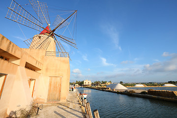 Image showing Salt works in Italy