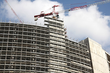 Image showing Skyscraper construction