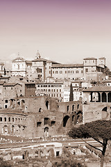 Image showing Rome in sepia