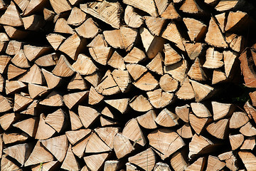 Image showing Firewood background