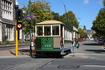 Image showing Christchurch tram