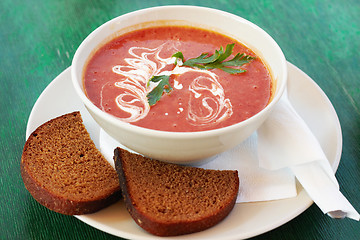 Image showing tomato soup