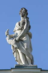 Image showing Statue of a beautiful woman