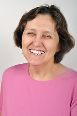 Image showing happy smiling senior woman