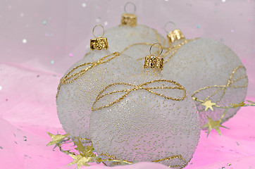 Image showing Christmas ball baubles