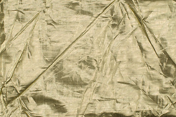 Image showing Gold fabric background 