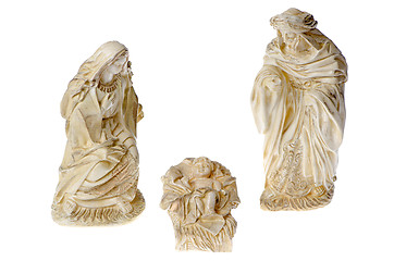 Image showing Ceramic nativity scene 