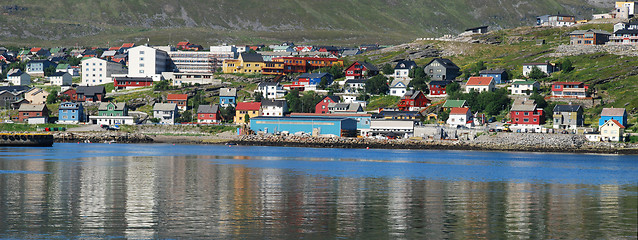 Image showing Hammerfest seen from the sea