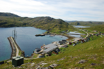 Image showing Skarsvag village in Mageroya Island