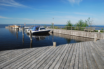 Image showing boat station in Manamansalo island, Kainuu, Finland