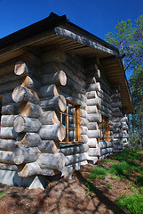 Image showing Traditional Finnish home construction