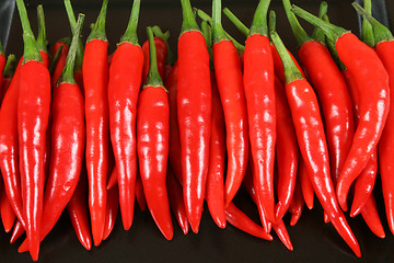 Image showing Red chilli peppers.