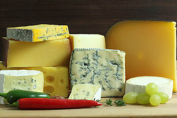 Image showing Cheese board