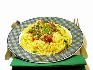 Image showing Spaghetti