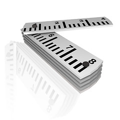 Image showing 3d ruler