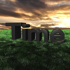 Image showing time scape 3d