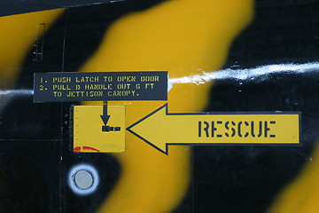 Image showing Rescue sign