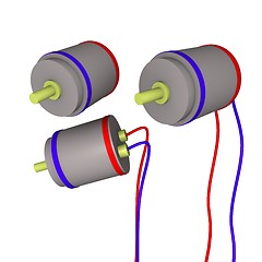 Image showing 3d electric motor