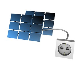 Image showing 3d solar plug