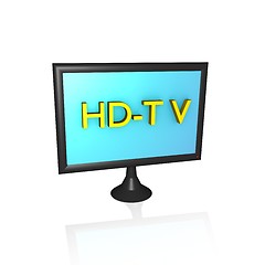 Image showing 3d hd tv screen