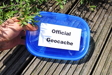 Image showing official geocache