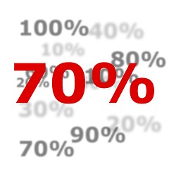Image showing 70 percent