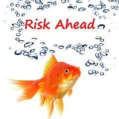 Image showing risk ahead 